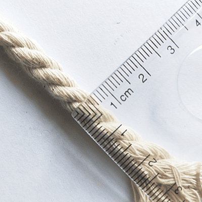 Macrame Cord Off White 6 mm Macrame Cord Off White 6 mm