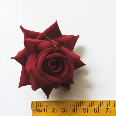 Velvet Artificial Flowers 5 cm Velvet Artificial Flowers 5 cm