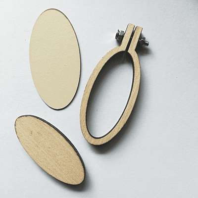 Mini Hoop vertical Oval Veneer Big Mini Hoop vertical Oval Veneer Big