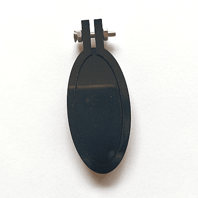 Mini Hoop Vertical Oval Black Small Mini Hoop Vertical Oval Black Small