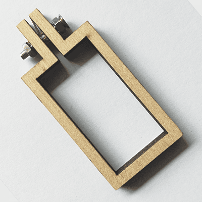 Mini Hoop Rectangle Veneer Mini Hoop Rectangle Veneer