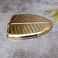 Brass Banana Leaf Plate/Thali Designed Multipurpose Plate