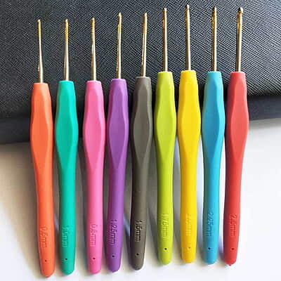 Crochet Hooks With Handle 9 Pcs Crochet Hooks With Handle 9 Pcs