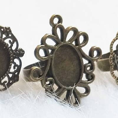 Finger Ring Antique Bronze Modal 07 Finger Ring Antique Bronze Modal 07