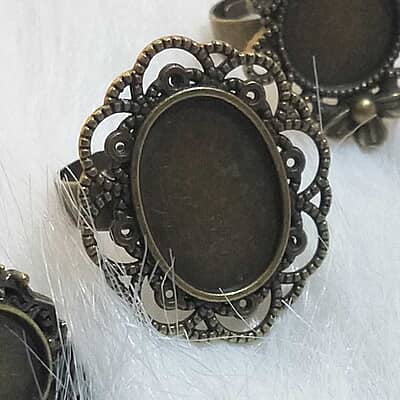 Finger Ring Antique Bronze Modal 03 Finger Ring Antique Bronze Modal 03