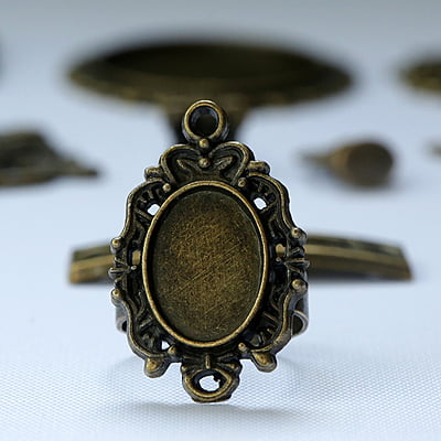 Finger Ring Antique Bronze Modal 01 Finger Ring Antique Bronze Modal 01