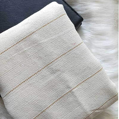 Monk Cloth Polyester Off White