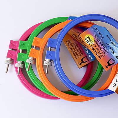 Pony Circle Fiber Hoop Assorted Colors