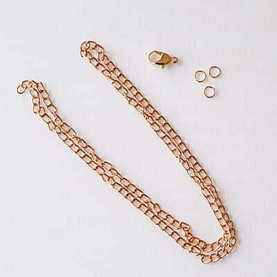 Chain Modal Two Rose Gold Small Chain Modal Two Rose Gold Small