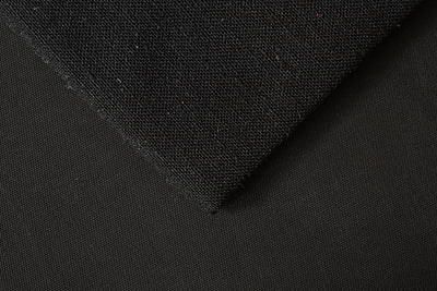 Casement Embroidery Fabric Black Casement Embroidery Fabric Black