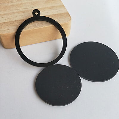 Mini Hoop Circle Black 5cm Mini Hoop Circle Black 5cm