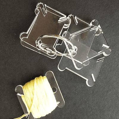 Floss Bobbin  Transparent 5mm