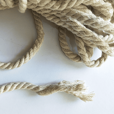 Macrame Cord Off White 10 mm Macrame Cord Off White 10 mm