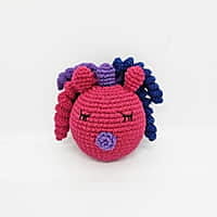 Crochet Unicorn Rattle Ball