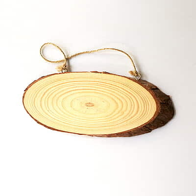 Wood log Oval Wood log Oval