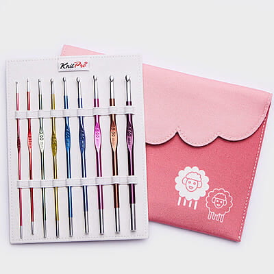 KnitPro Zing Single Ended Crochet Hook Set KnitPro Zing Single Ended Crochet Hook Set