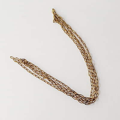 Chain Modal Three Antique Gold Chain Modal Three Antique Gold