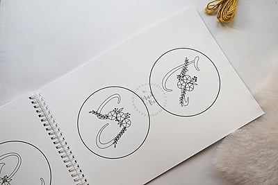 Embroidery Pattern Mini Book