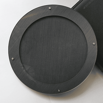 Embroidery Display Frame Veneer Circle Black