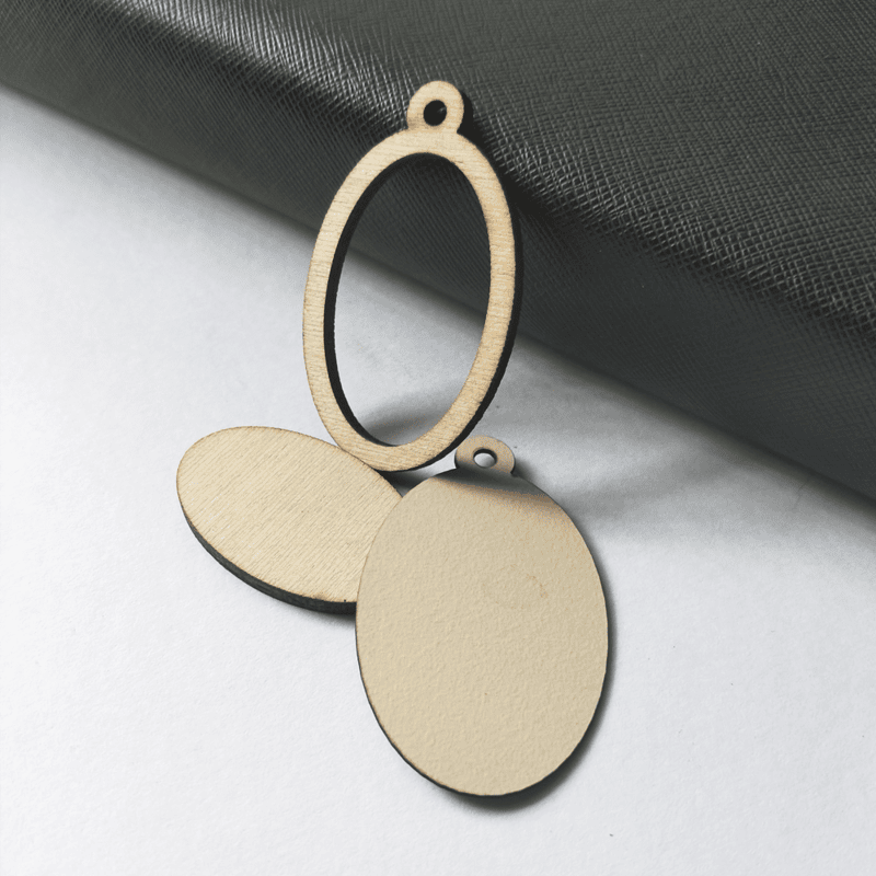 Mini Hoop Ellipse Veneer Cream Mini Hoop Ellipse Veneer Cream