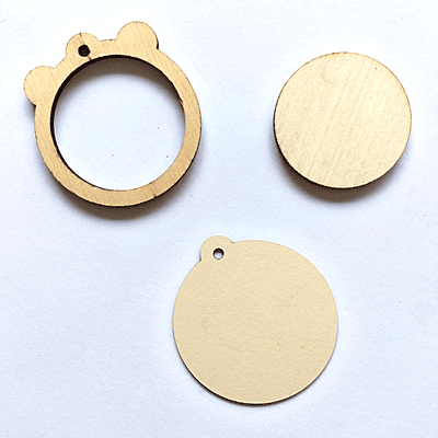 Mini Hoop Bear Veneer Medium