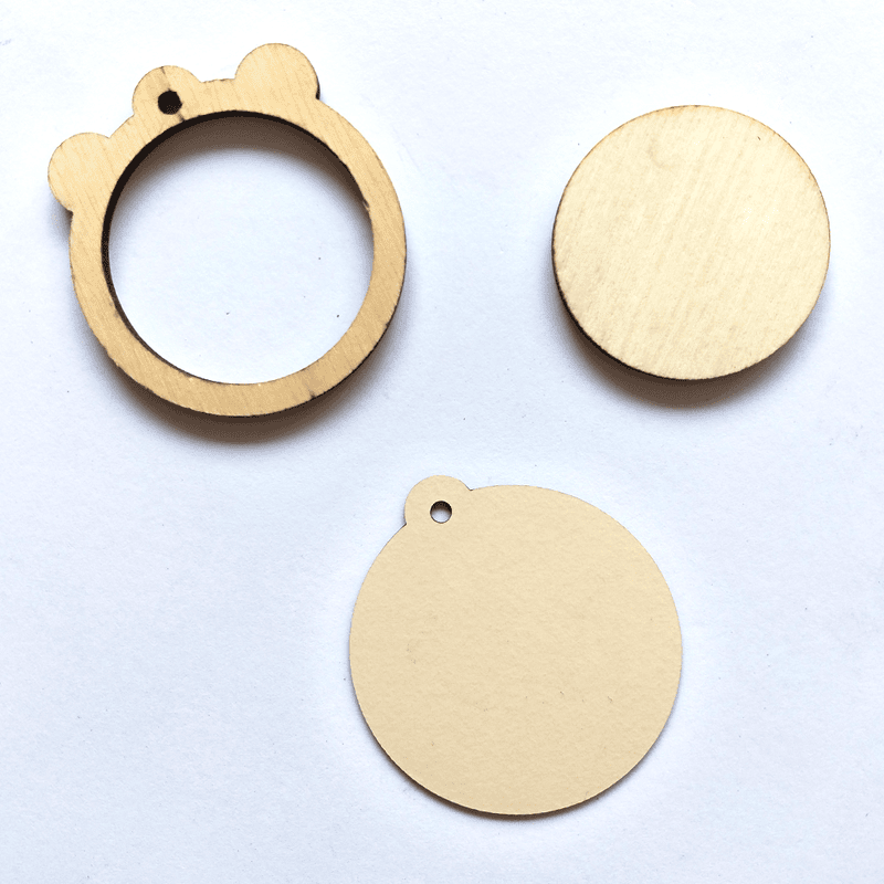 Mini Hoop Bear Veneer Medium Mini Hoop Bear Veneer Medium