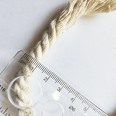 Macrame Cord Off White 10 mm Macrame Cord Off White 10 mm