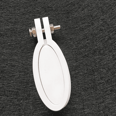 Mini Hoop Vertical Oval White Small Mini Hoop Vertical Oval White Small