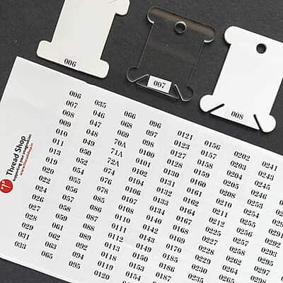 Anchor Floss Number Stickers