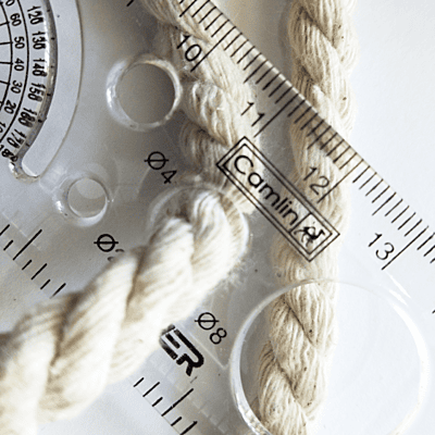 Macrame Cord Off White 10 mm Macrame Cord Off White 10 mm