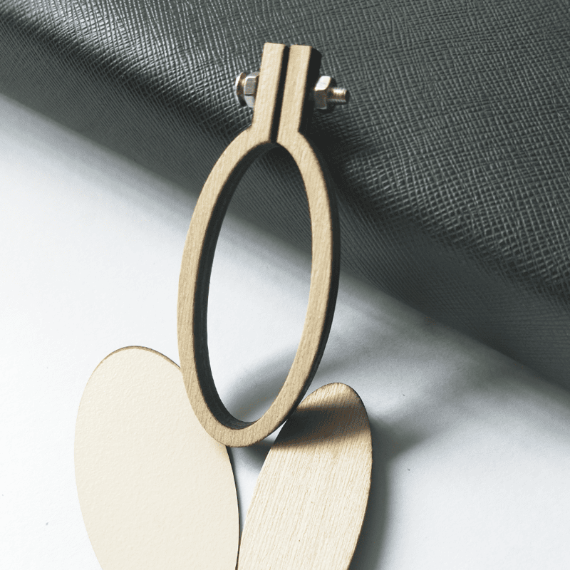 Mini Hoop vertical Oval Veneer Big Mini Hoop vertical Oval Veneer Big