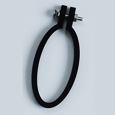 Mini Hoop Vertical Oval Black Big Mini Hoop Vertical Oval Black Big