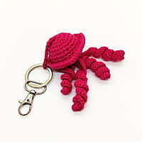 Crochet Jelly Fish Key Chain