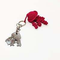 Crochet Jelly Fish Key Chain