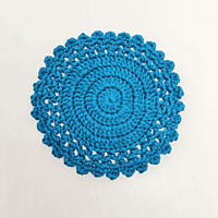 Round Coaster Teal Blue