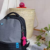 Crochet Jelly Fish Key Chain