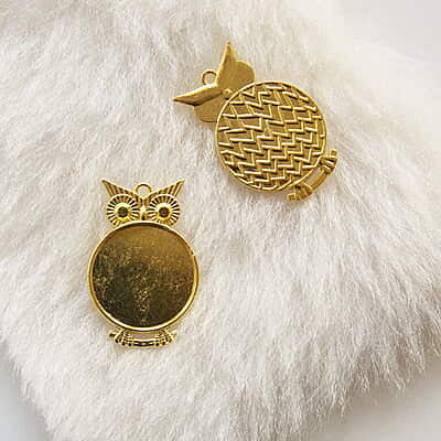 Buy Online Gold Bezels Pendant for making jewelry | Diy | Resin Art ...