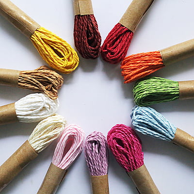 Quality Paper Thread |Packing |Decoration| Crafts| Scrap booking ...