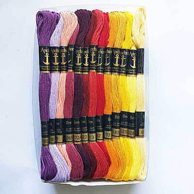 Anchor embroidery thread set 01111| value pack | Best Price ...