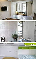 3D Brick Self Adhesive Wall Stickers (White)
