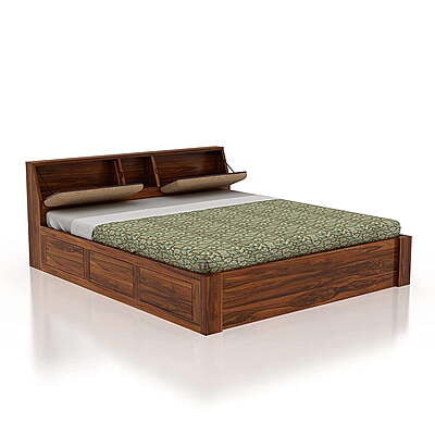 Vikinterio Samode King Size Cushioned Bed Vikinterio Samode King Size Cushioned Bed