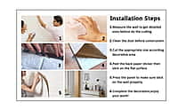 3D Brick Self Adhesive Wall Stickers (White)