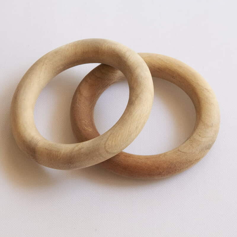 Unpolished Wood Ring Natural 6 cm Unpolished Wood Ring Natural 6 cm
