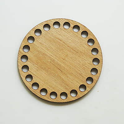 Crochet basket base Crochet basket base