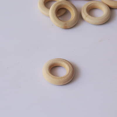 Unpolished Wood Ring