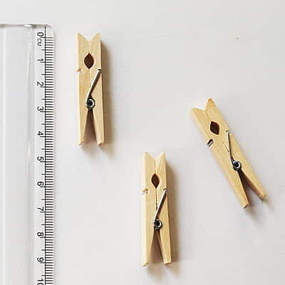 Wooden Clip Natural 4 cm Wooden Clip Natural 4 cm
