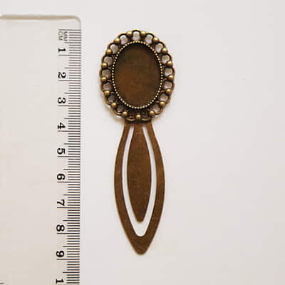 Antique Bronze Book Mark Modal 105 Antique Bronze Book Mark Modal 105