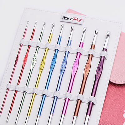 KnitPro Zing Single Ended Crochet Hook Set KnitPro Zing Single Ended Crochet Hook Set