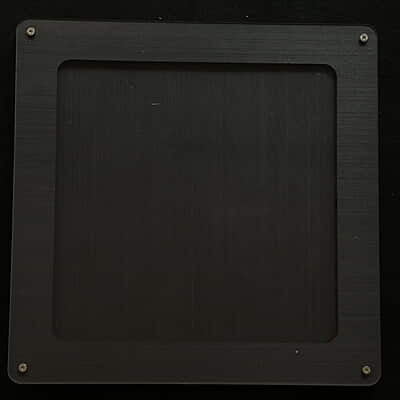 Embroidery Display Frame Veneer Rounded Square Black 8" Embroidery Display Frame Veneer Rounded Square Black 8"