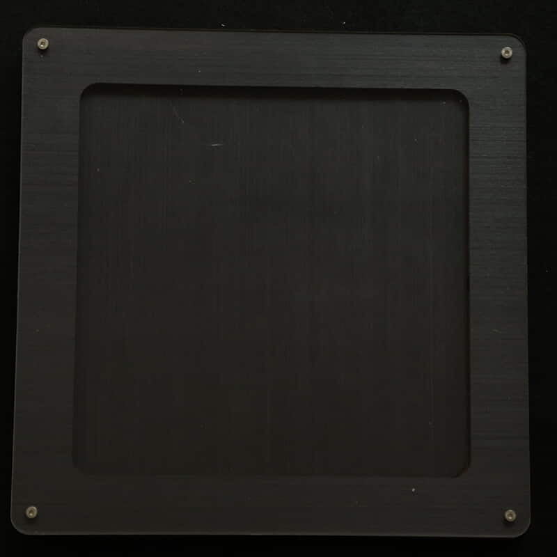 Embroidery Display Frame Veneer Rounded Square Black 8" Embroidery Display Frame Veneer Rounded Square Black 8"